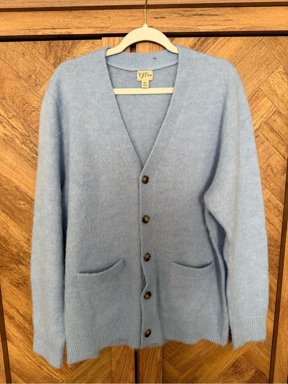 J. Crew Women’s Blue V-Neck Button Cardigan